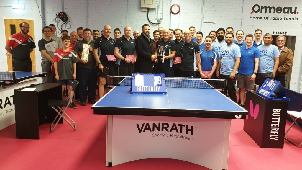 VANRATH Table Tennis Corporate League Starts March 2020 – Register Now!