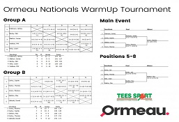 Ormeau National Championships WarmUp Tournament